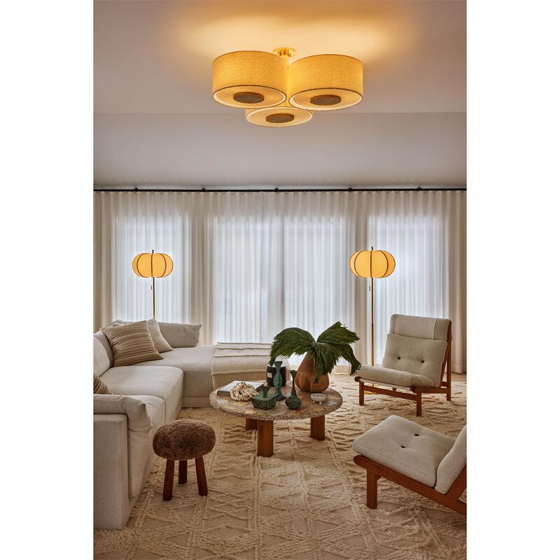 Hilary Matt Miller 40 Inch 9 Light Flush Mount by Mitzi